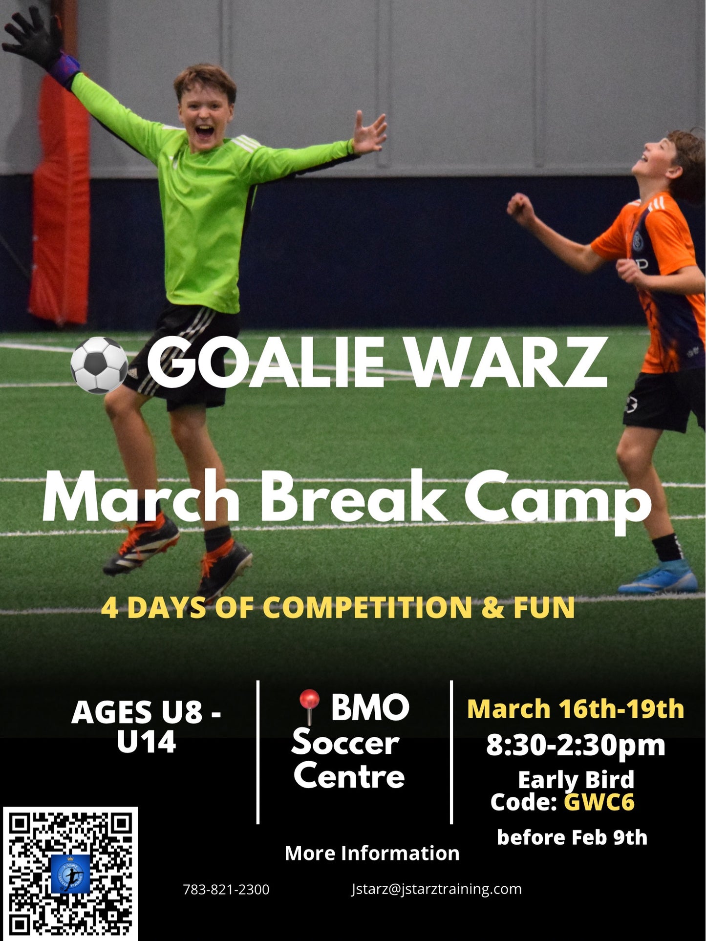 Goalie Warz March Break Camp